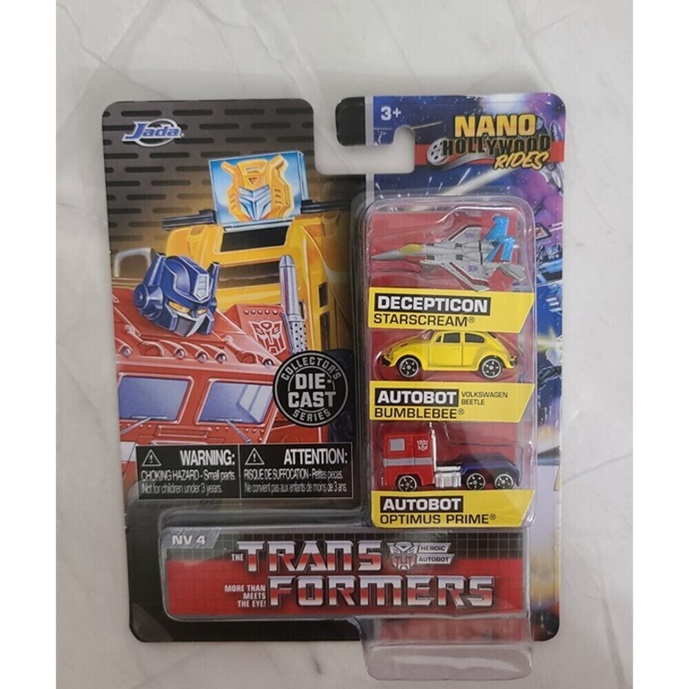 Nano Hollywood Rides Transformers Optimus Prime Bumblebee Starscream